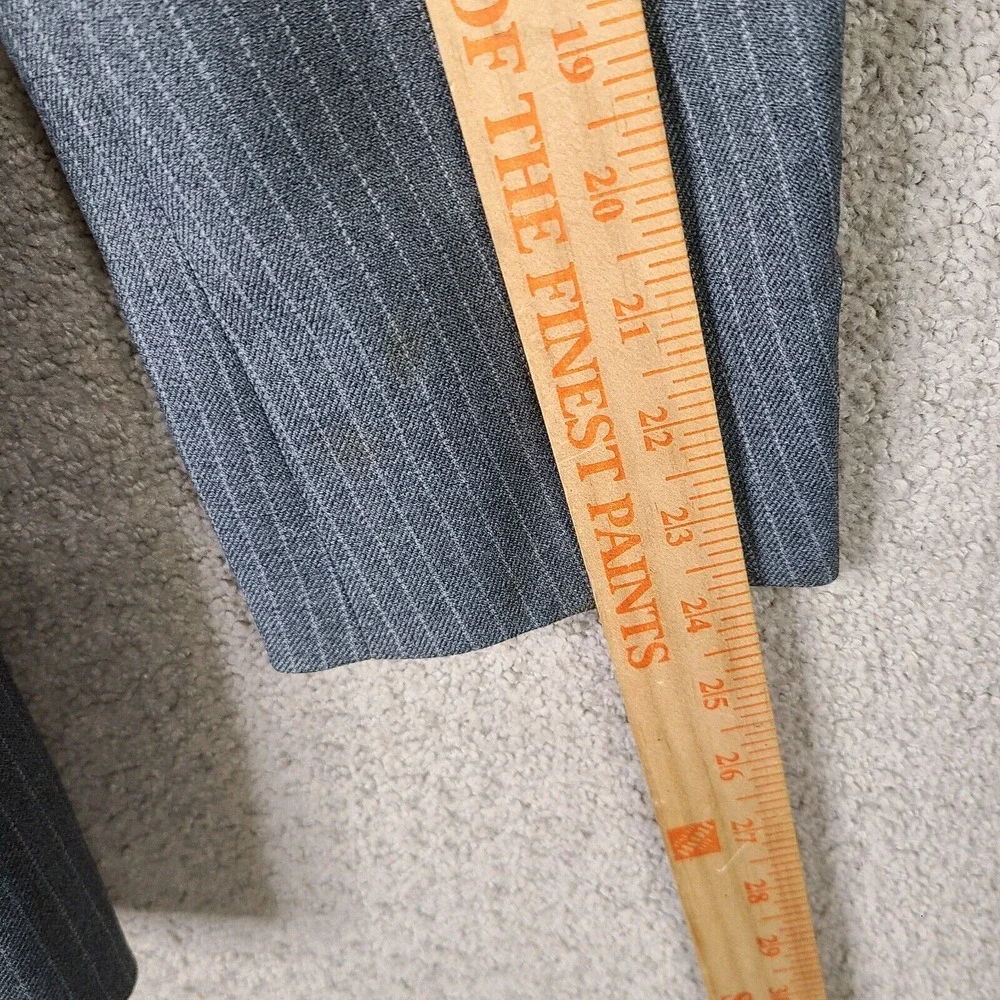Vintage Richman Brothers Jacket Mens 40S Gray Striped‎ Blazer 70s 2 Button Coat